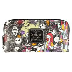 Nightmare Before Christmas All Over Characters Wallet