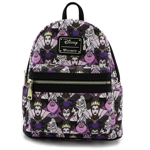 Disney Villains Print Mini Backpack