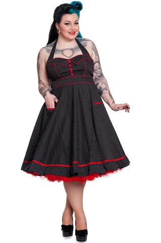 Vanity Polka Dot Plus Size Dress
