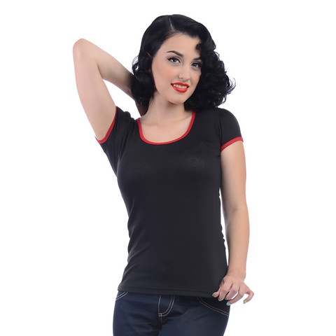 Solid Mindy Pinup Top