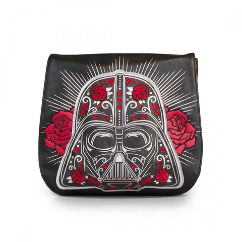 Star Wars Darth Vader Sugar Skull Roses Crossbody Bag