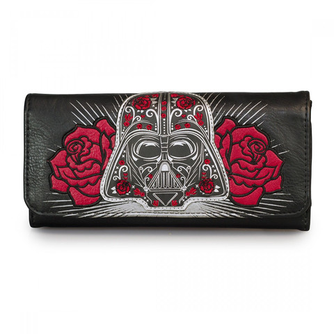 Star Wars Darth Vader Sugar Skull Roses Wallet