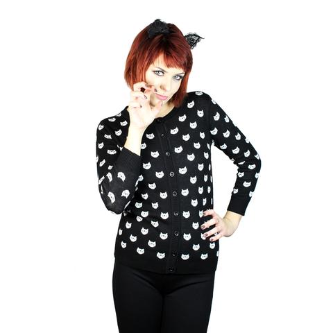 All Over Cat Face Cardigan