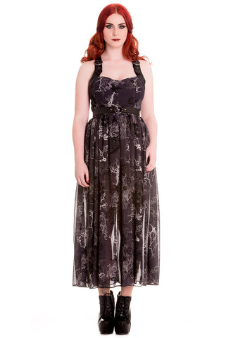 Altaira Ravens Belted Maxi Dress