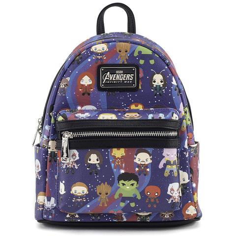 Avengers Chibi All Over Print Mini Backpack