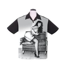 Bettie Page Icon Button Up