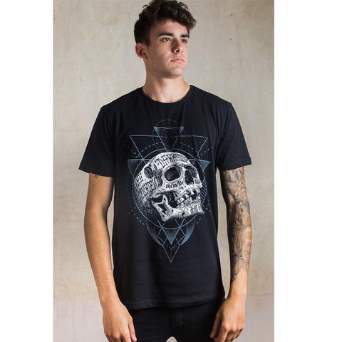 Inked Skull Mens Tee Shirt