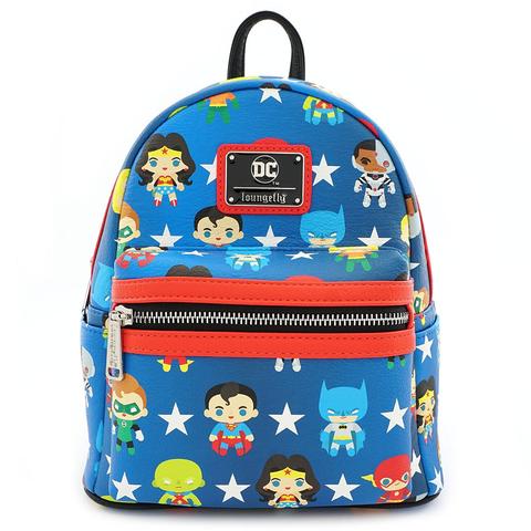 Justice League Chibi Character AOP Mini Backpack