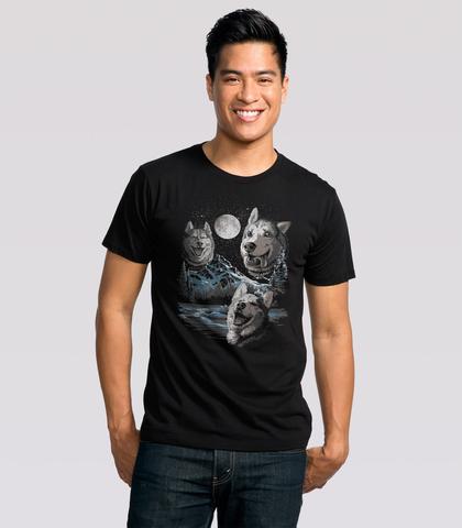 Three Derp Huskies T-Shirt