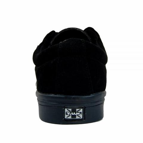 Black Suede Creeper Sneaker