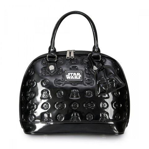 Darth Vader Darkside Black Patent Dome Bag
